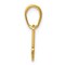 14K Yellow Gold Butterfly Charm Polished Pendant Jewerly 14mm x 13.5mm